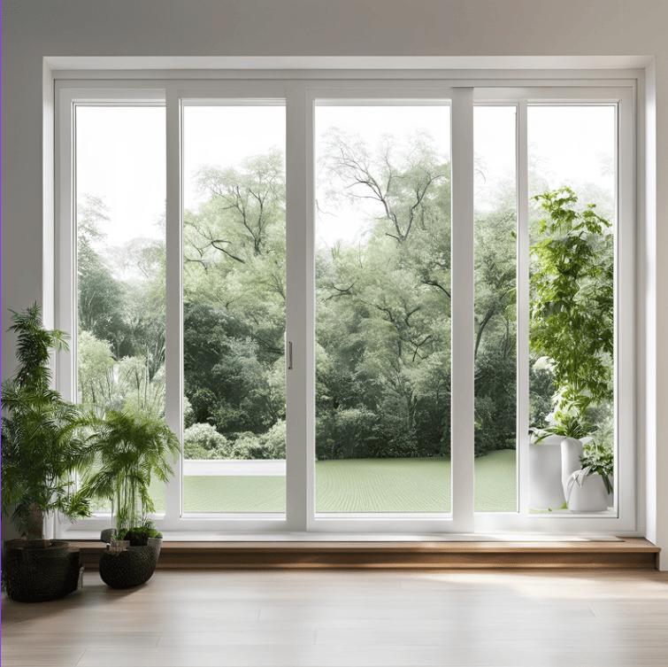 uPVC sliding window in bedroom